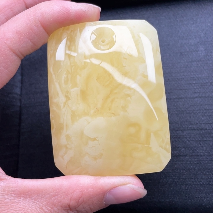 蜜蜡裸石未镶嵌蜜蜡牌子