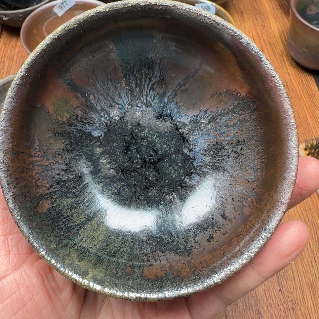 柴烧建盏茶盏茶杯274