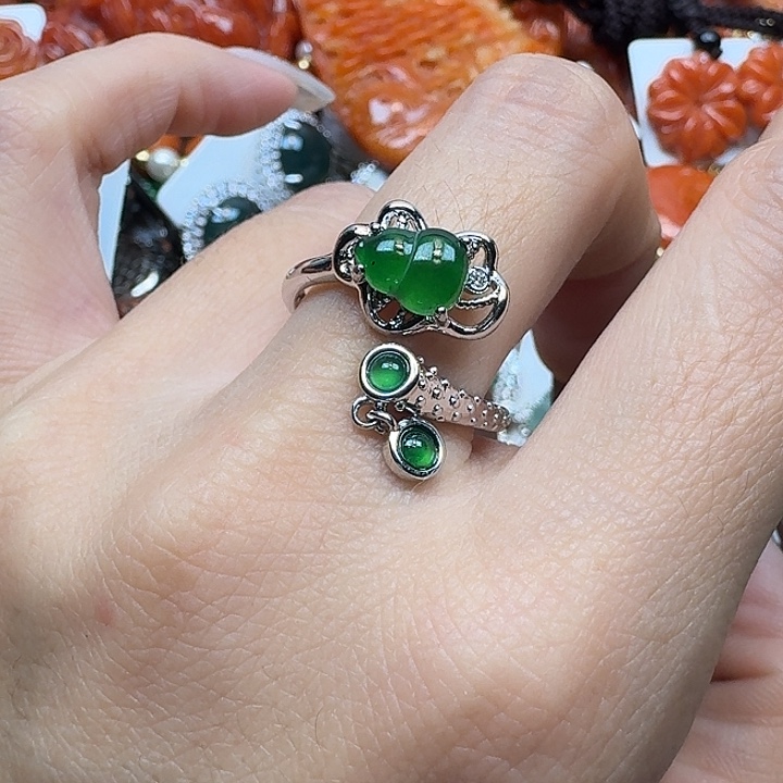 翡翠未镶嵌项链翡翠