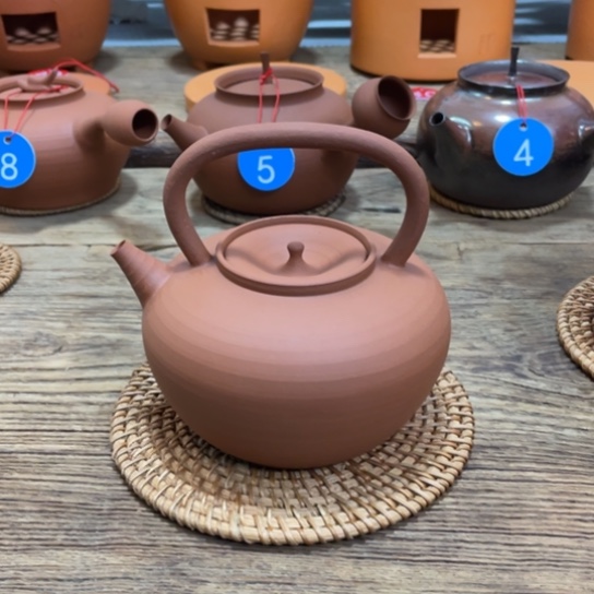 泞*吴永华砂铫壶提梁煮水壶一个