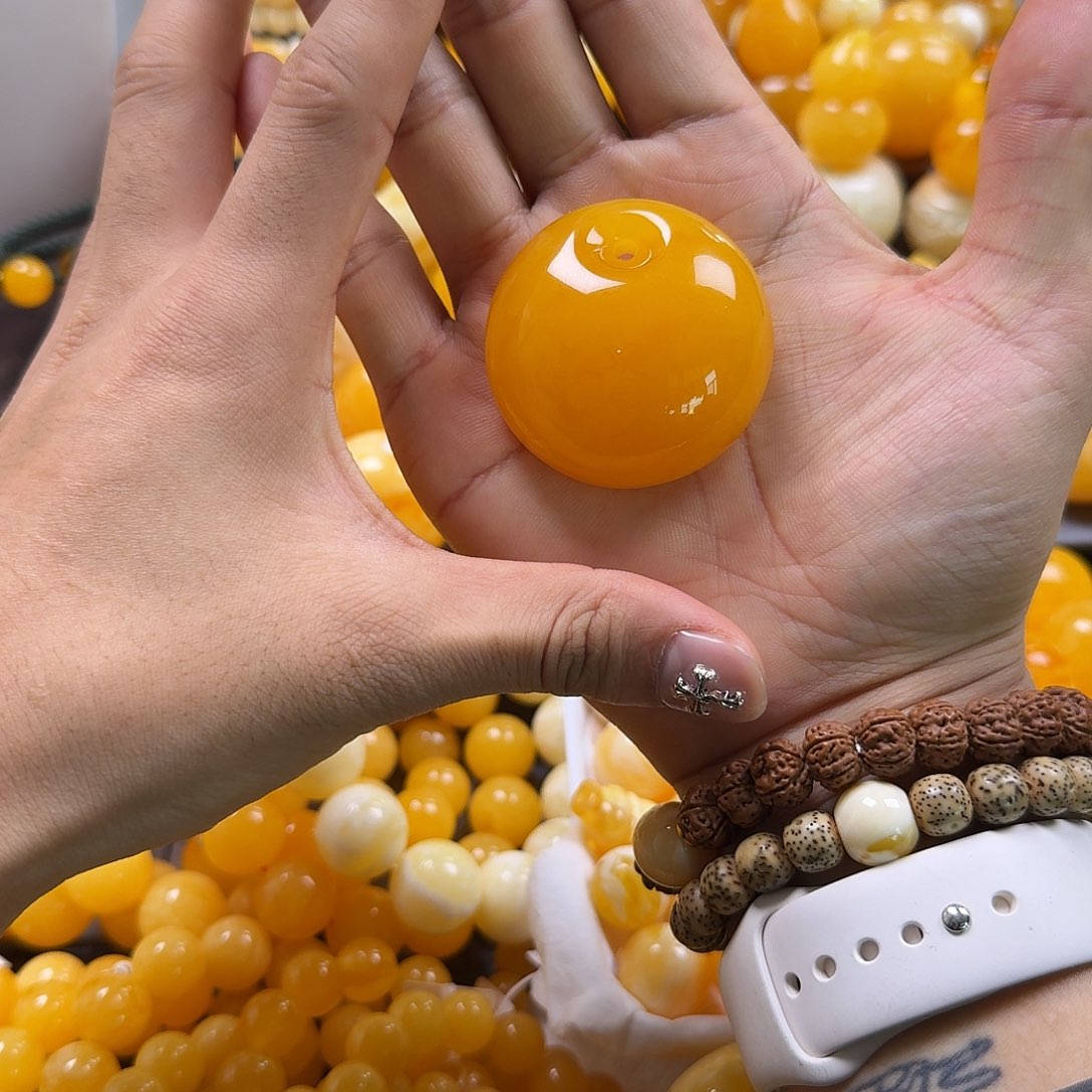 蜜蜡珠宝奇石未镶嵌公主扣