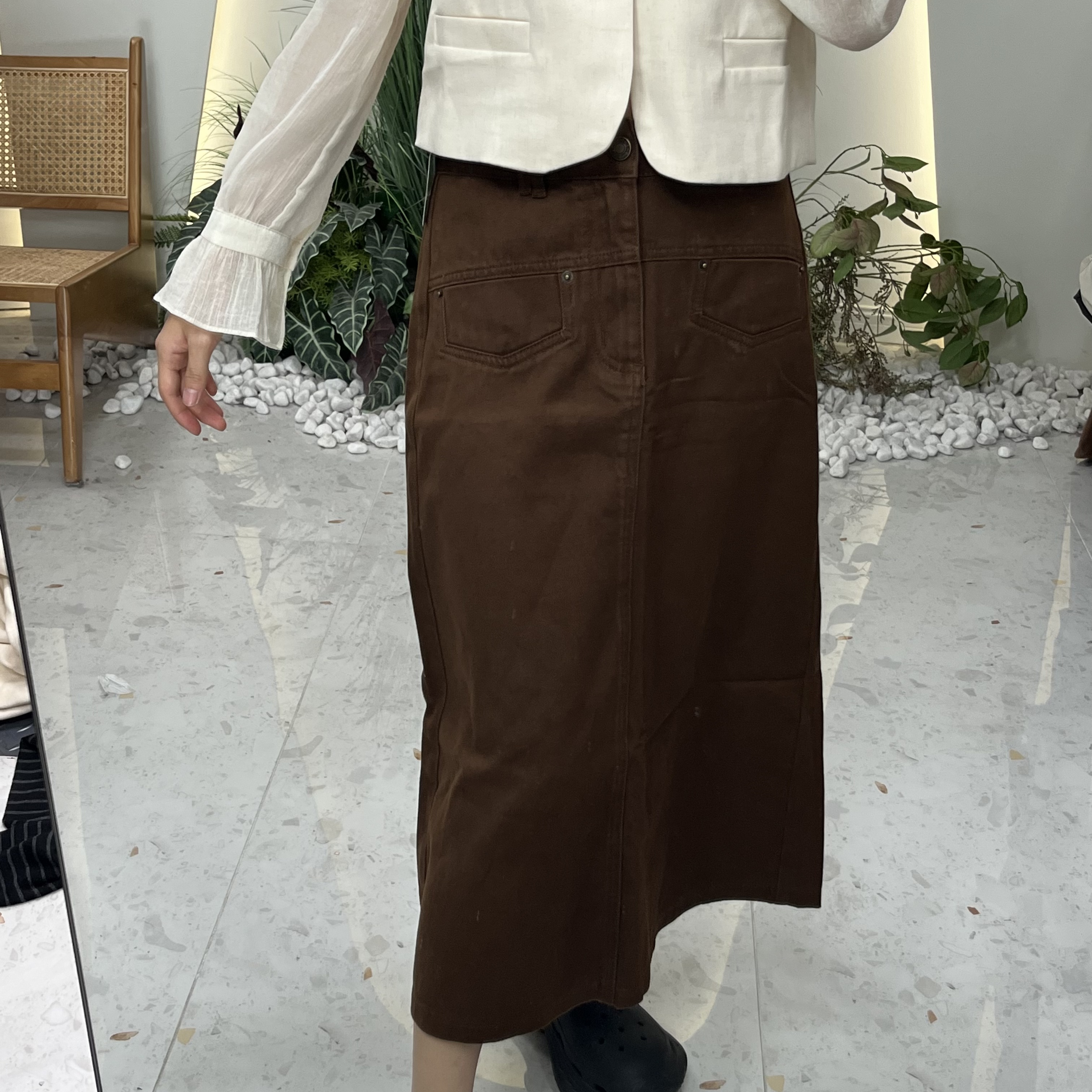 潮牌女装秋季甜美风薄款厚款半裙气质法式复古NCBB337D83