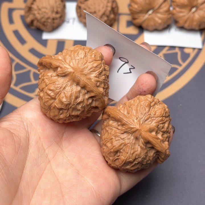 文玩核桃把件44南瓜墩