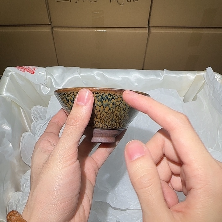 茶盏微瑕建盏，介意勿拍