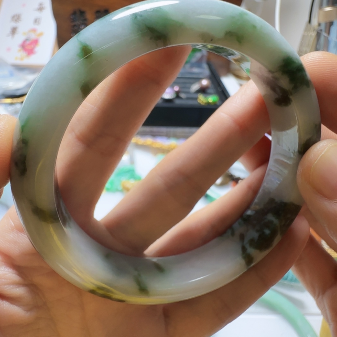 翡翠未镶嵌手镯翡翠350
