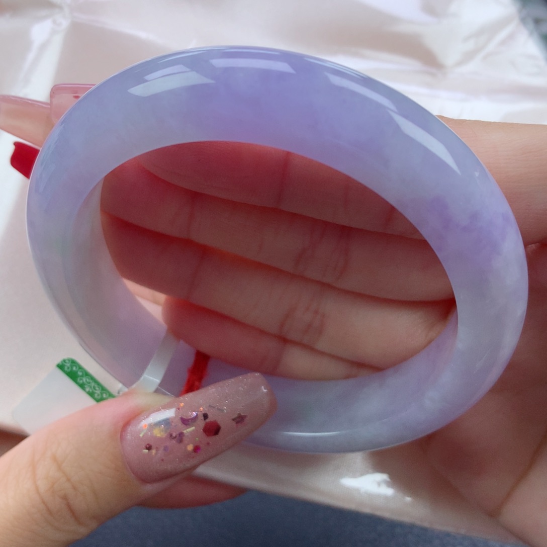 翡翠手镯未镶嵌56.8正圈