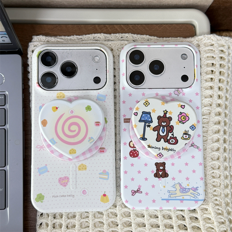 ins菲林卡通可爱涂鸦小动物适用16promax手机壳iPhone17苹果15/14