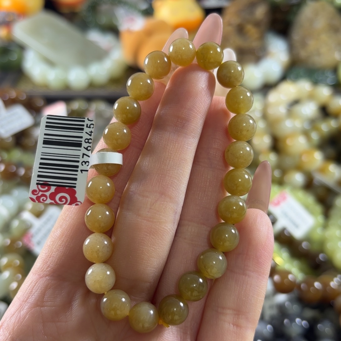 和田玉未镶嵌手链7