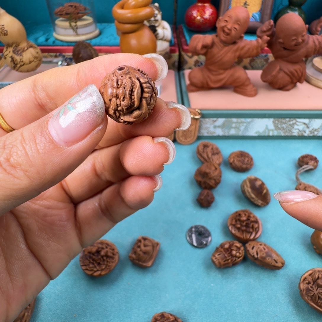 火***子手串/手链橄榄核核潮核雕手工制作