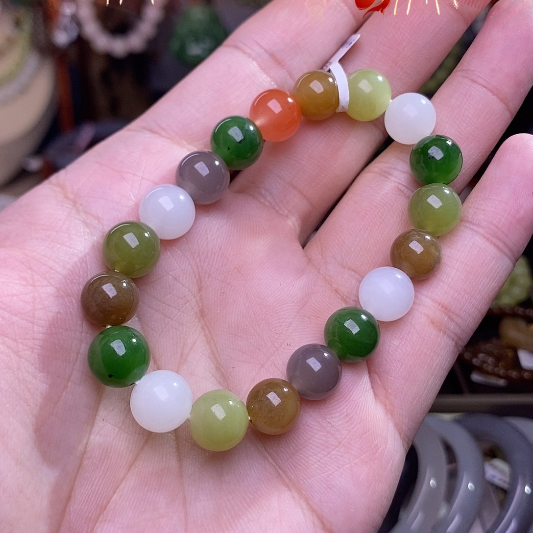 和田玉多宝手串未镶嵌