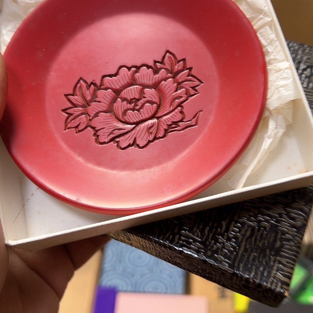 碟瓷器木器工艺摆件