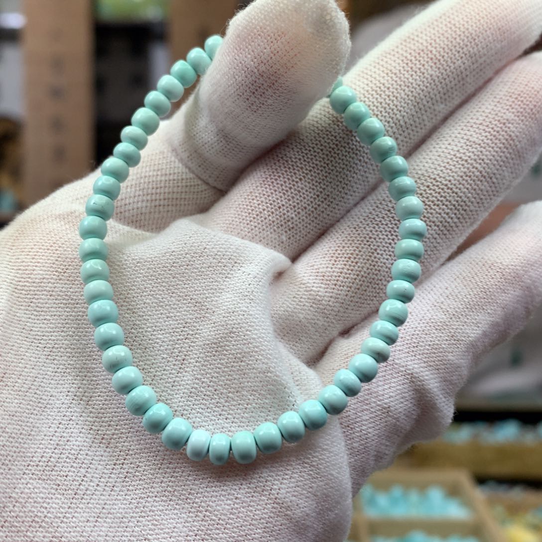 绿松石未镶嵌挂件