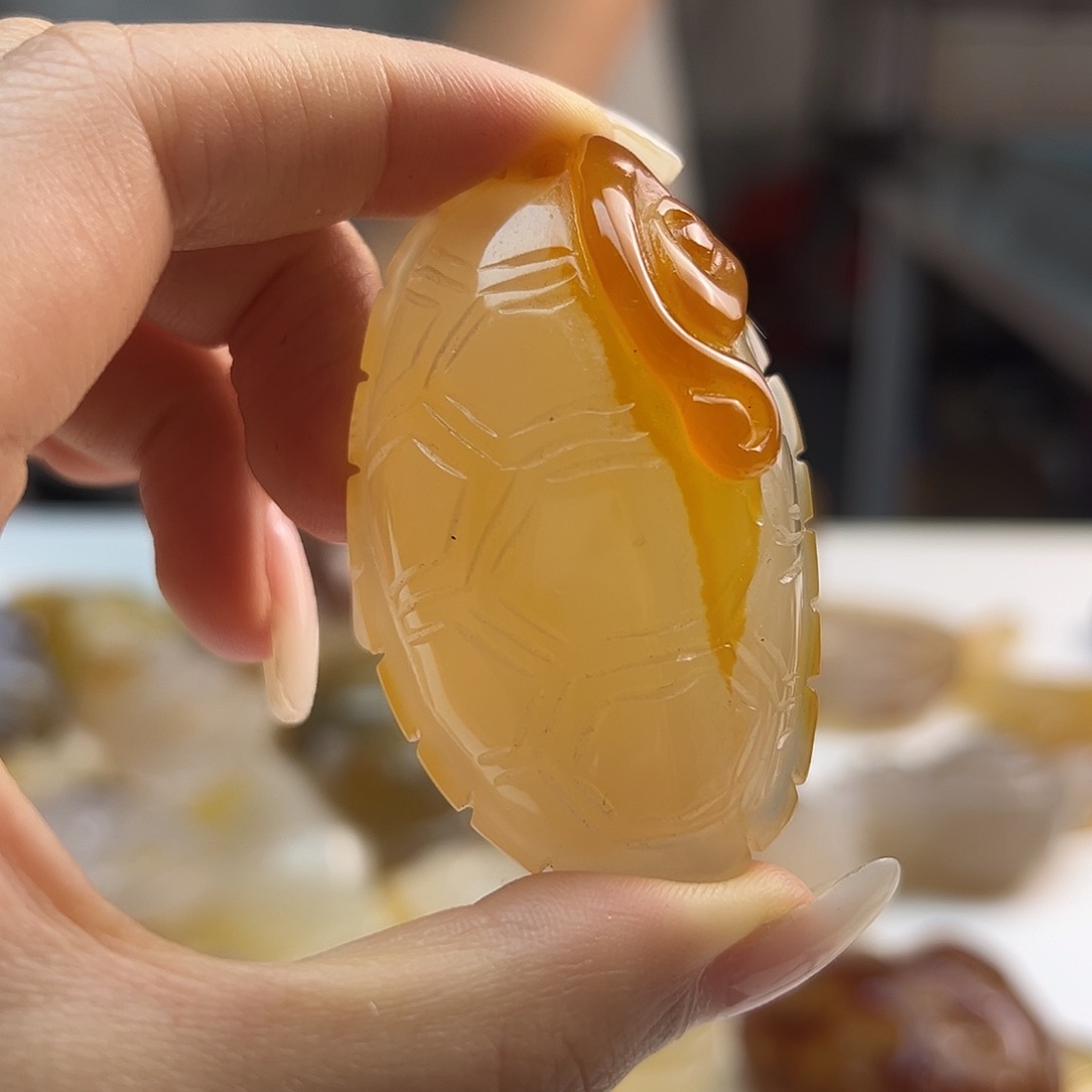 玛瑙/玉髓未镶嵌吊坠(不含链)