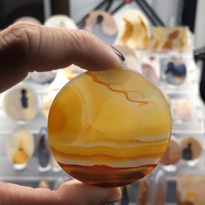 玛瑙/玉髓合金颈饰14