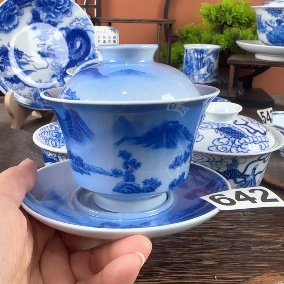 景德镇陶瓷手绘茶具642