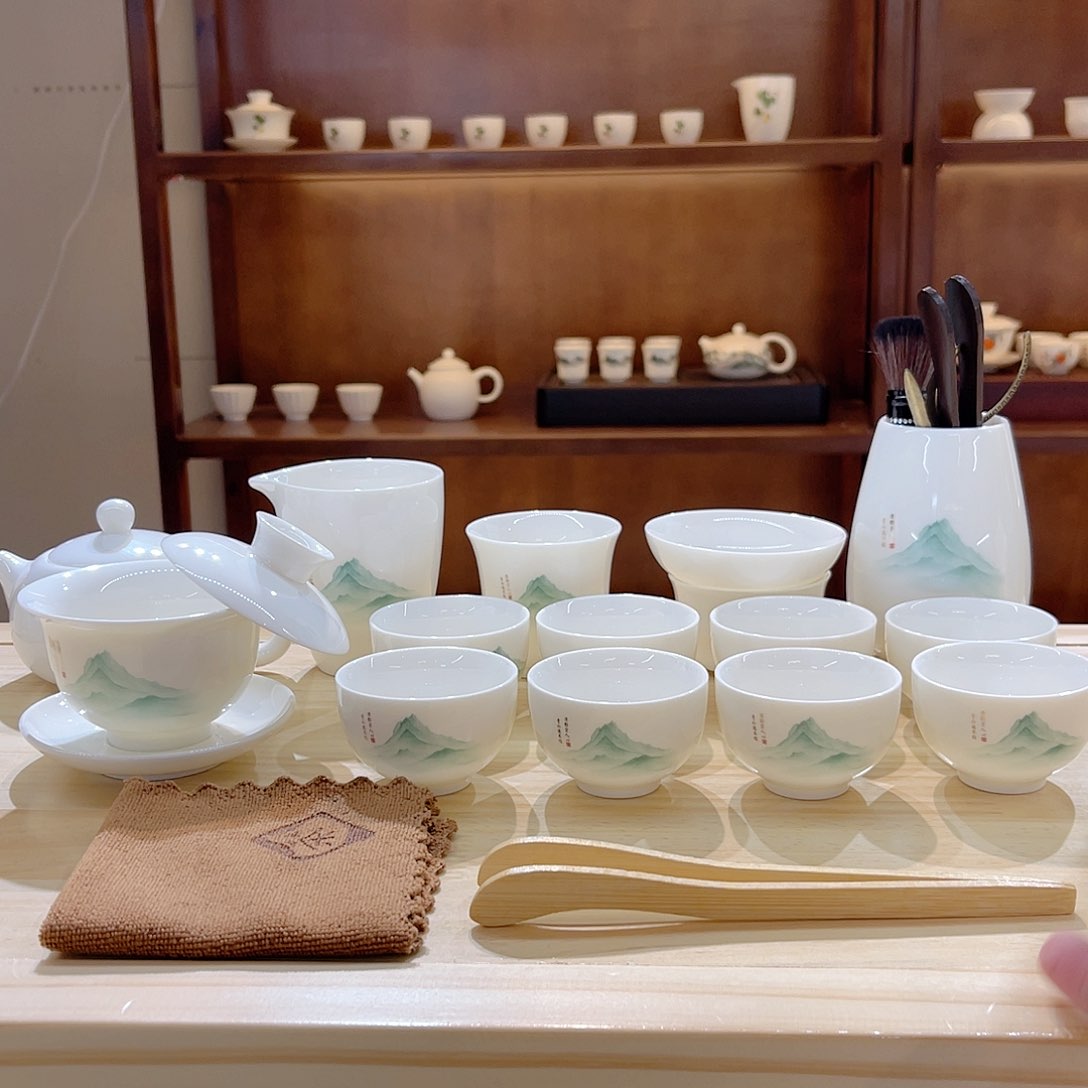 瓷片羊脂玉瓷羊脂玉瓷