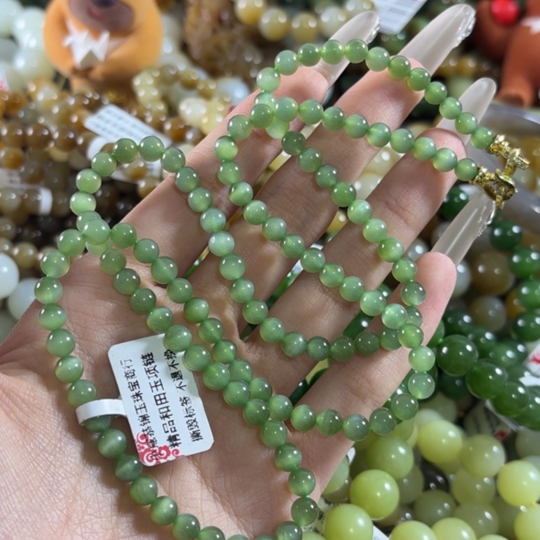 和田玉未镶嵌手链