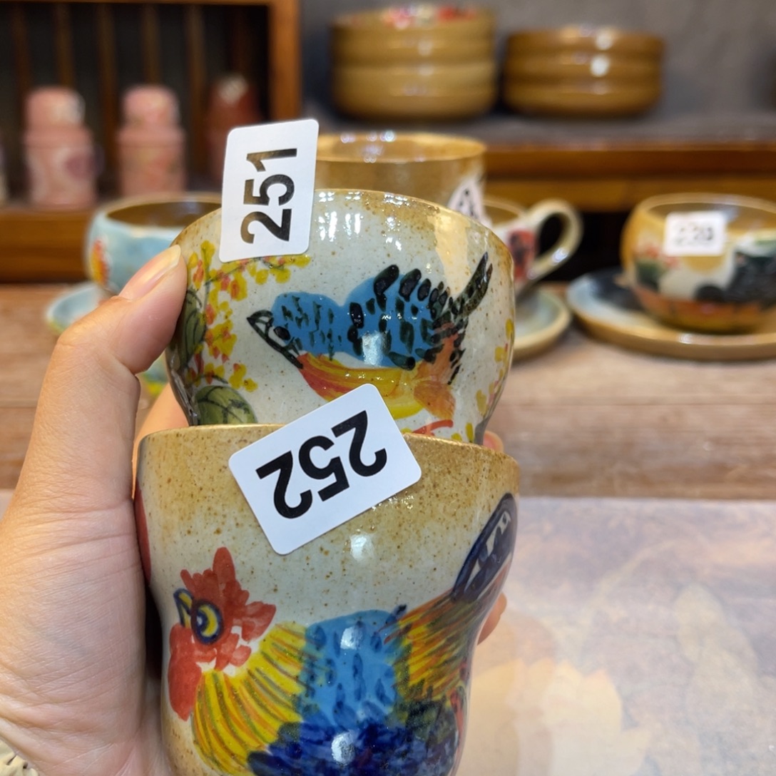 蜗***步瓷片景德镇手工制作