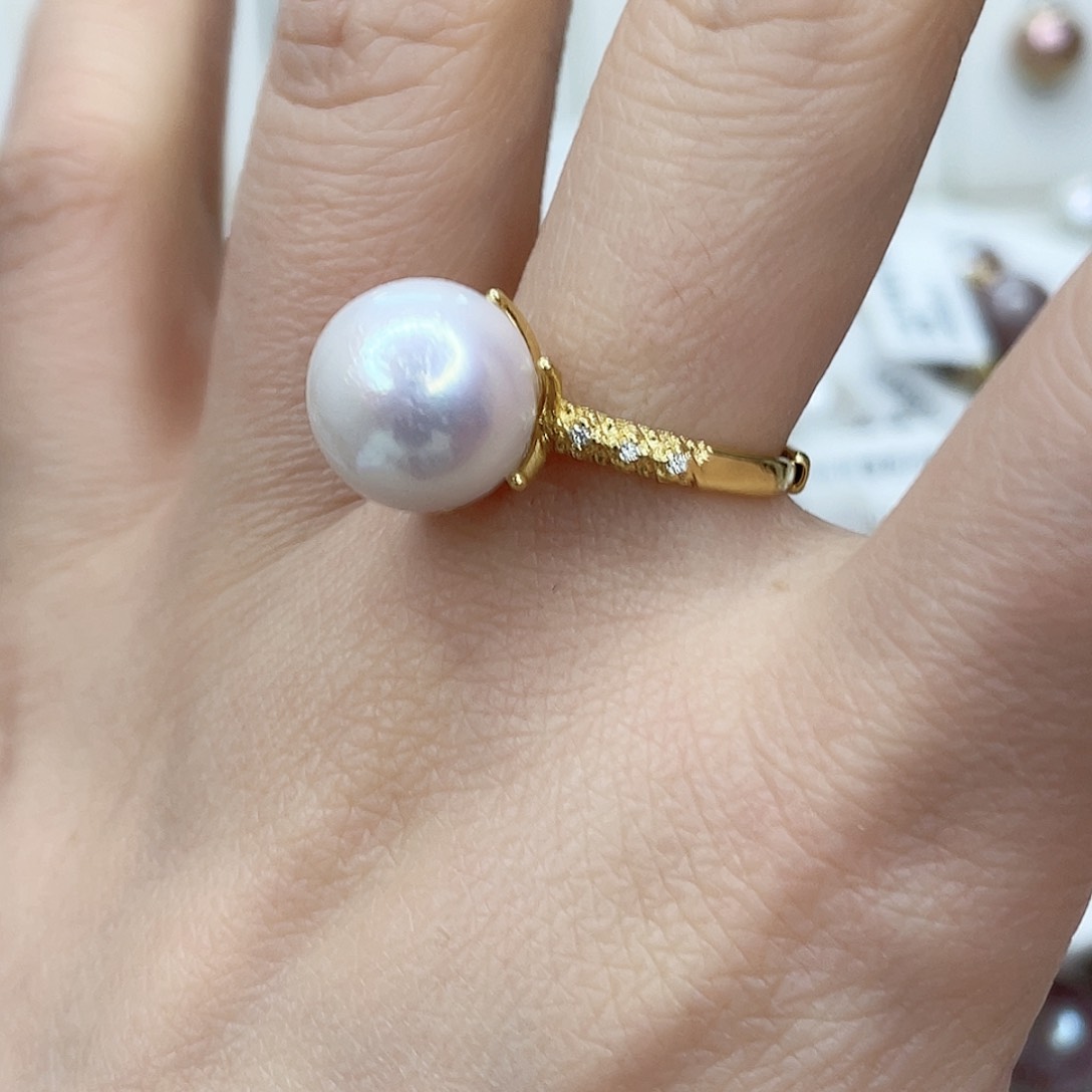 淡水珍珠颈饰银S925镶嵌