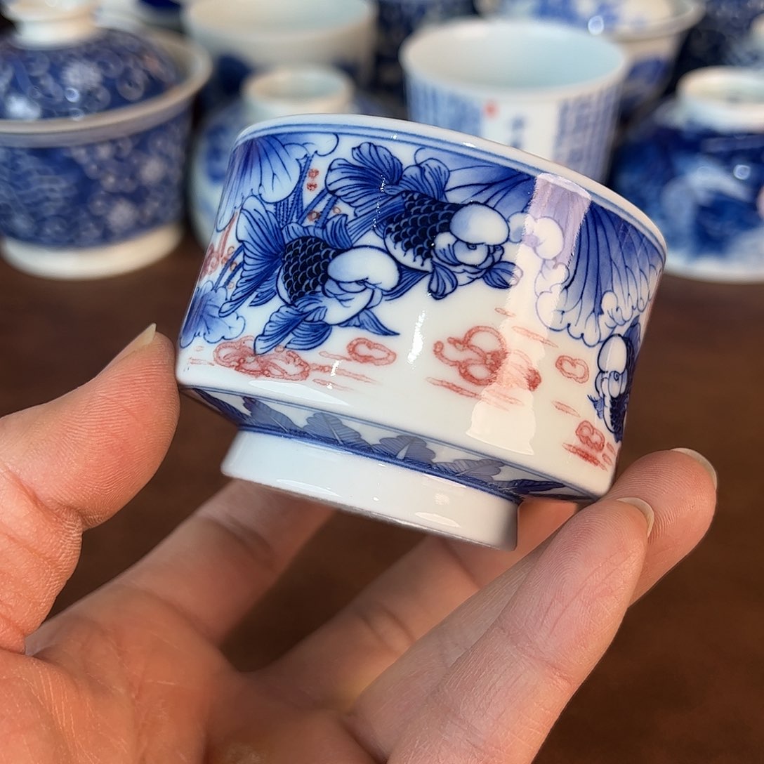 杯景德镇全手工手绘陶瓷