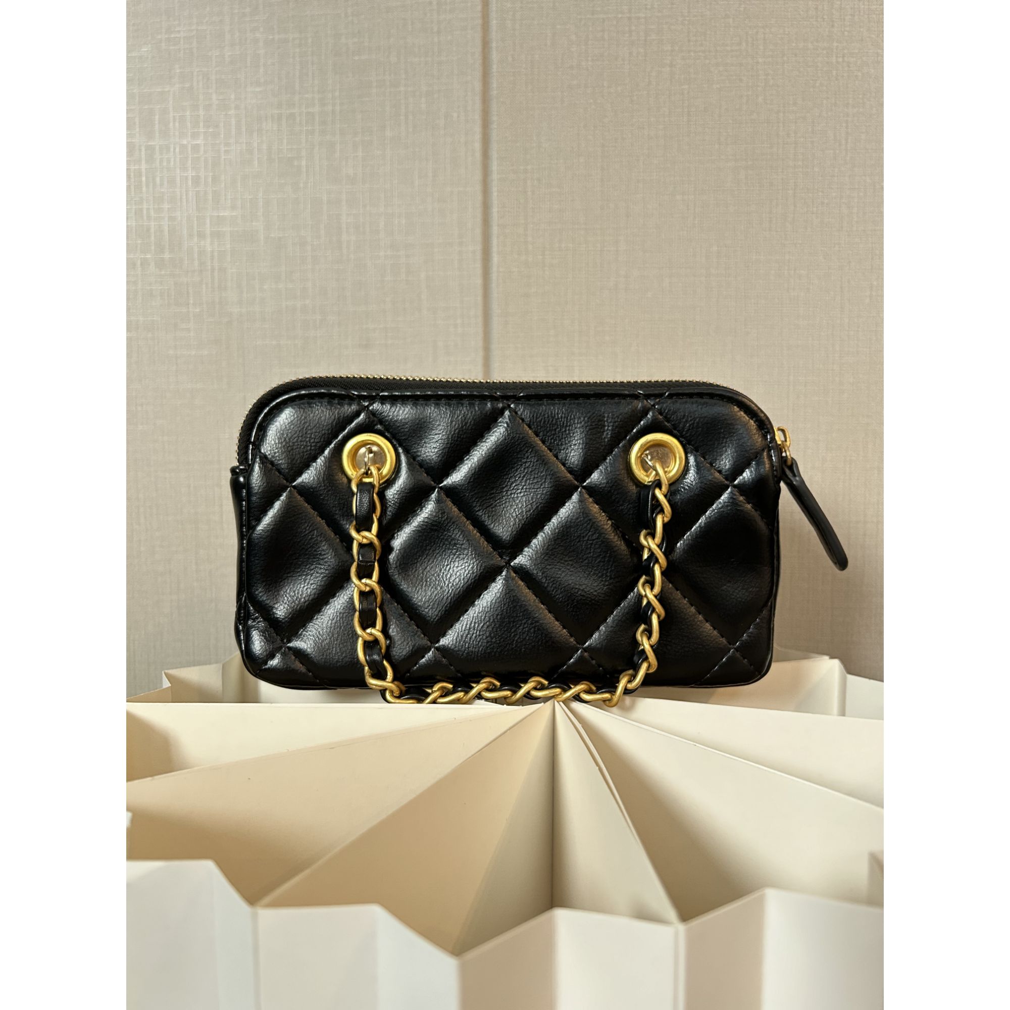 TOLEX2025新款手工女包币时尚百搭黑色