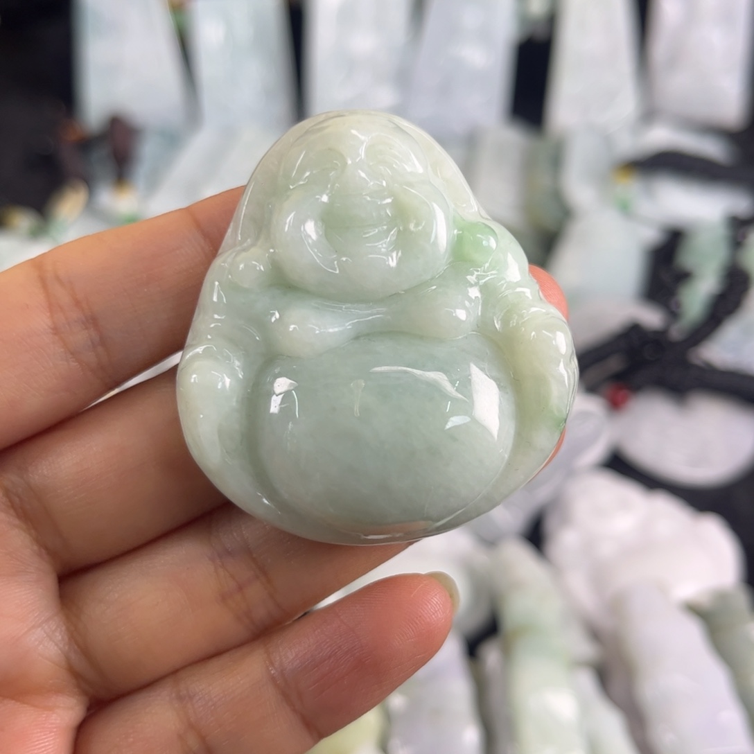 翡翠未镶嵌吊坠(不含链)瑕疵