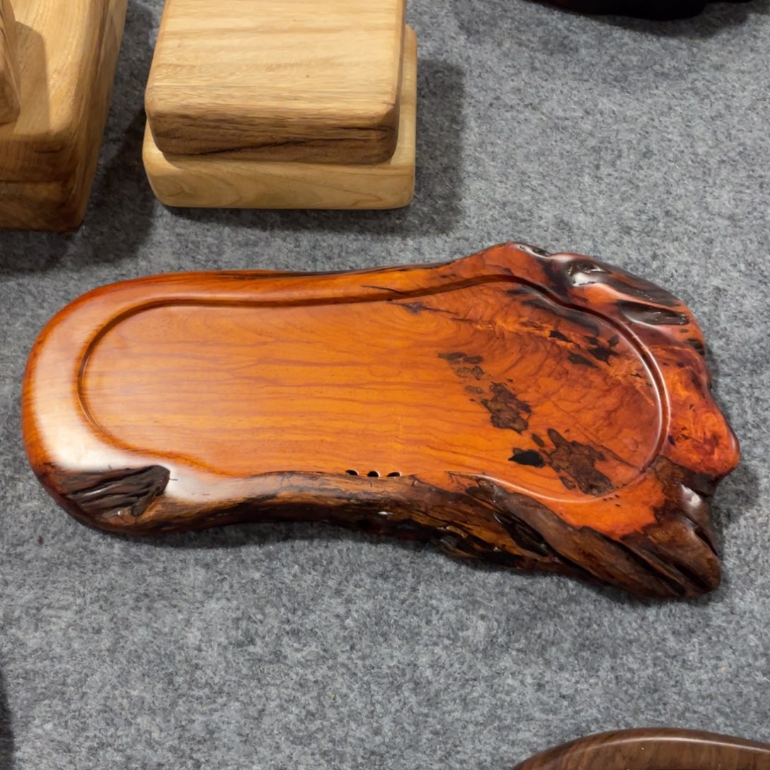 电***）花梨木实木随行茶盘