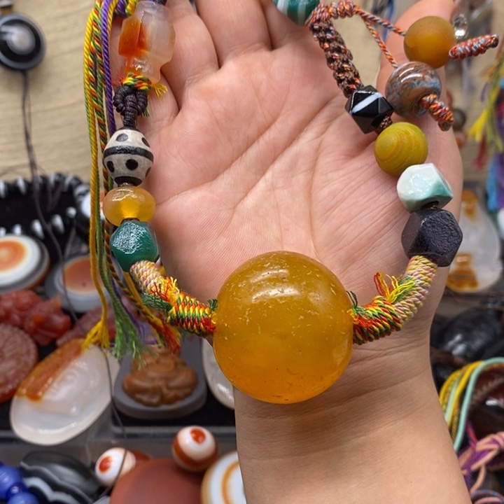 玛瑙/玉髓颈饰未镶嵌甜**嘻