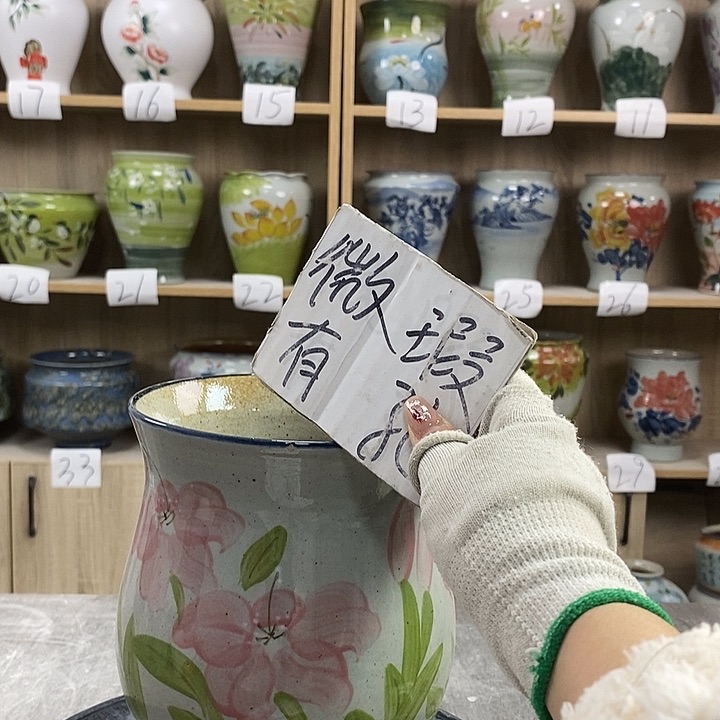 缸23xc景德镇陶瓷花盆