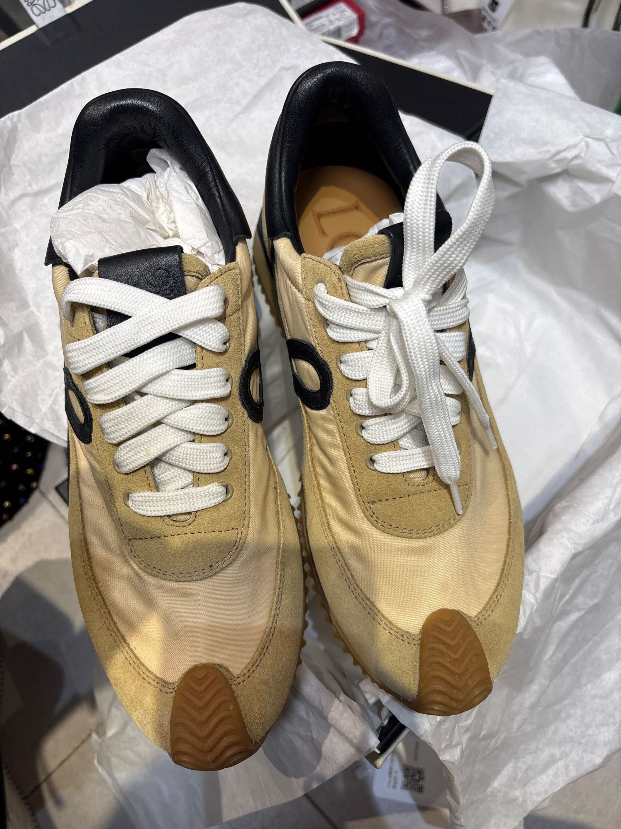 99新 LOEWE/罗意威 蔚蓝/德迅鞋/38码/LZ917Z054