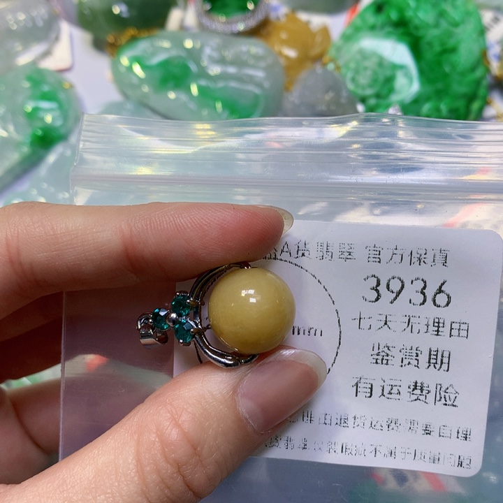翡翠颈饰未镶嵌翡翠