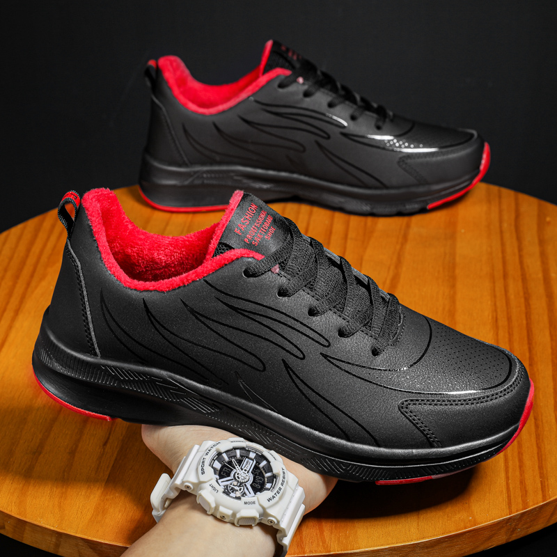 男潮鞋休闲百搭跑步鞋轻便透气男士减震防臭棉鞋