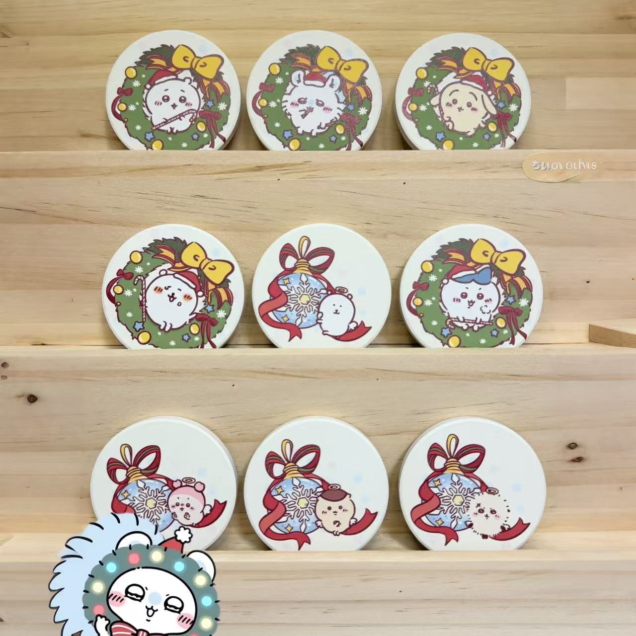 Chiikawa惊喜圣诞系列陶瓷冰箱贴（二创介意慎拍）