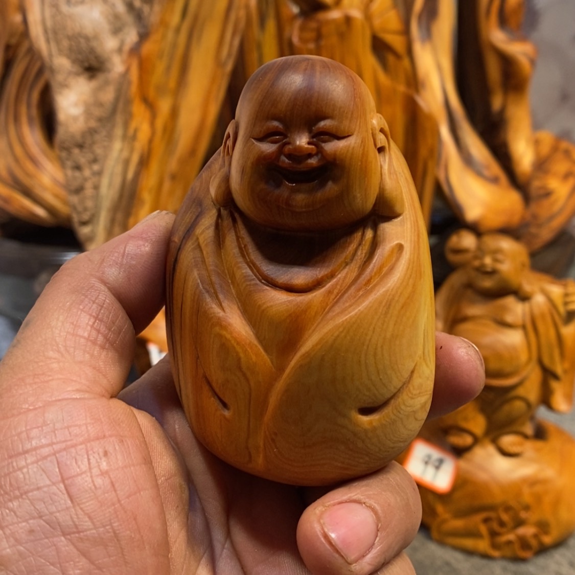 【闪购商品】柏木（崖柏）根雕木雕工艺品摆件家居买十送一手把件