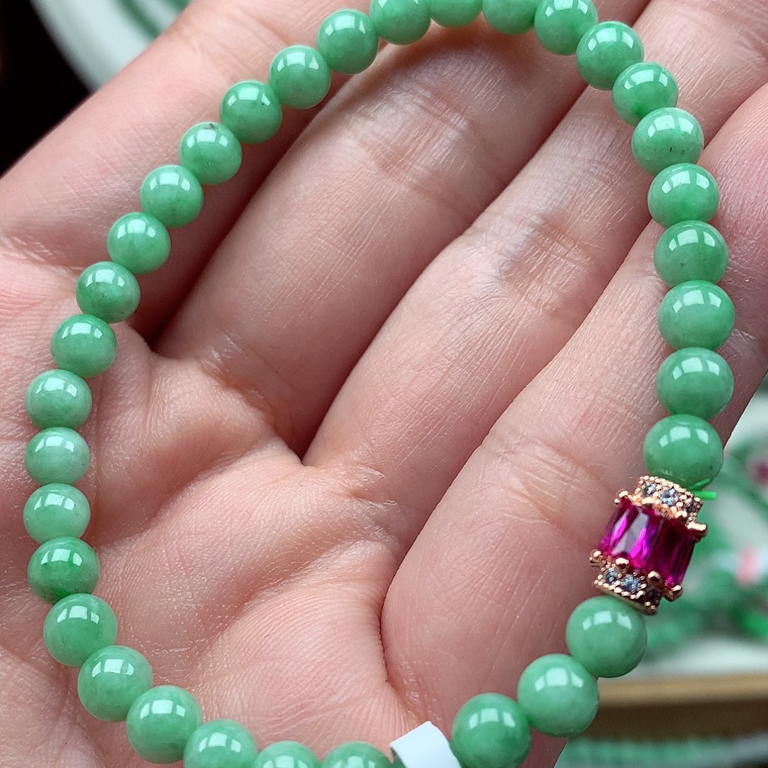 翡翠未镶嵌项链翡翠