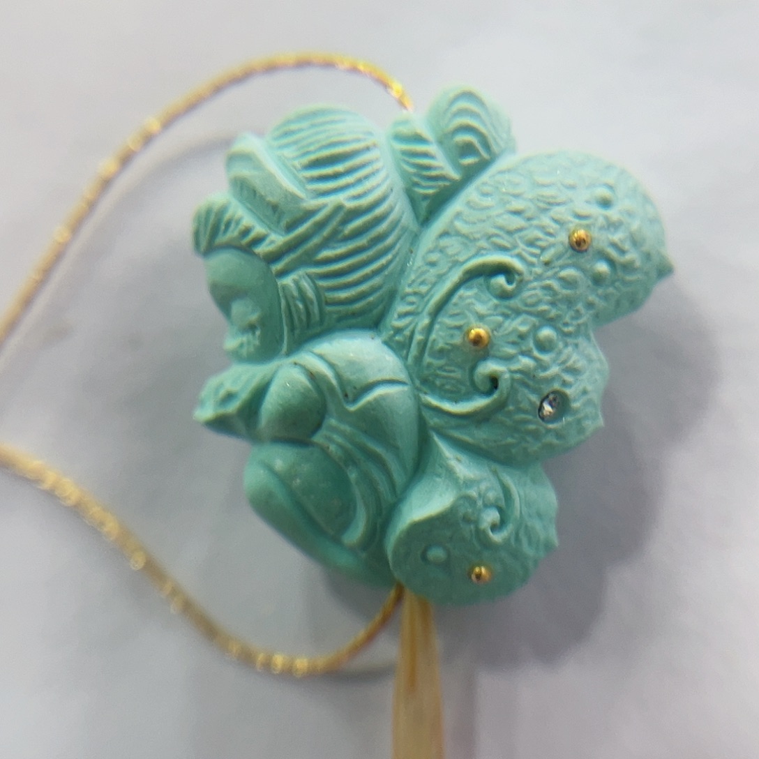 未镶嵌绿松石珠宝奇石