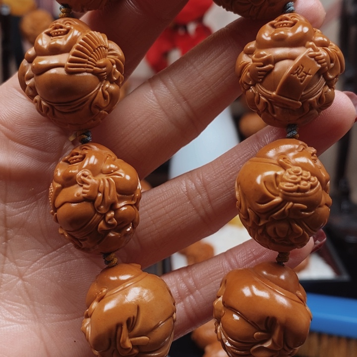 橄榄核手串/手链手工弥勒2.4