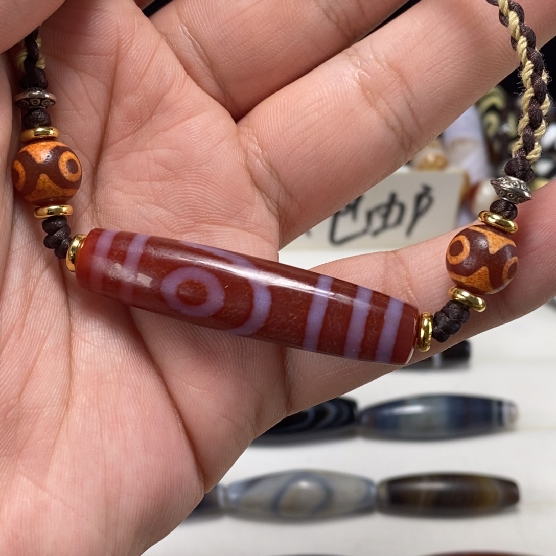 合金颈饰玛瑙/玉髓小****发