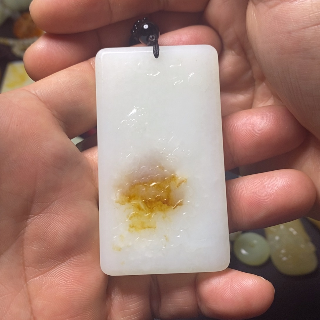 和田玉吊坠(不含链)未镶嵌