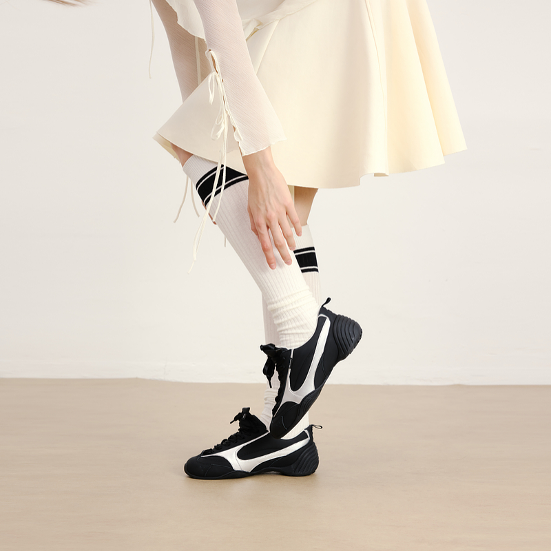 lost in echo2026春夏新款拼接解构异形薄底休闲鞋女