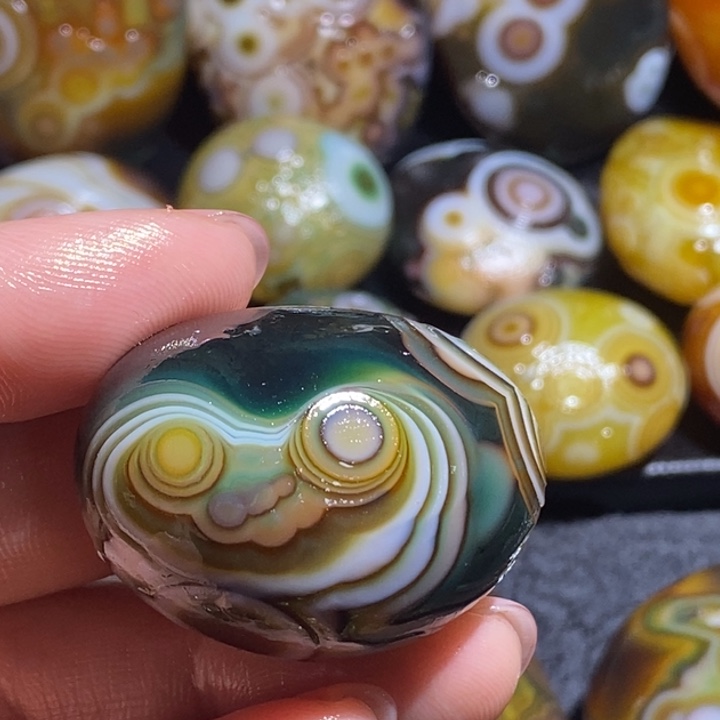 玛瑙/玉髓未镶嵌吊坠(不含链)132