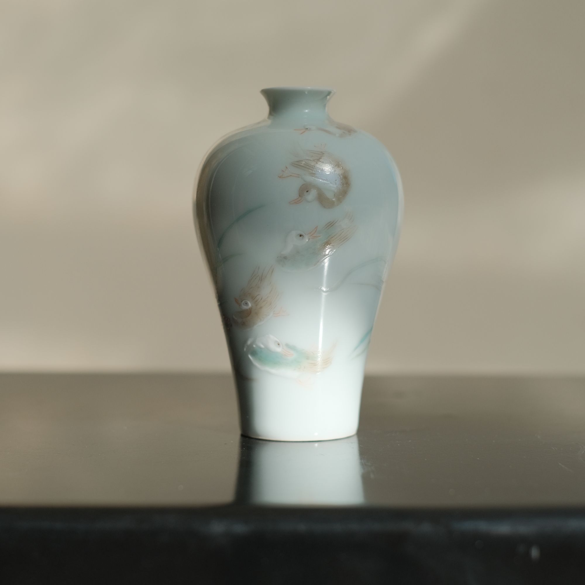 毛了  瓷泥花瓶赏器春日同游