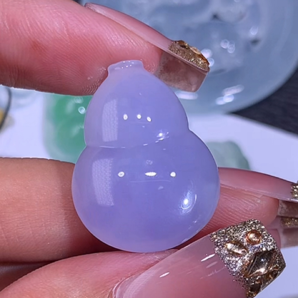 翡翠冰紫胖葫芦 892