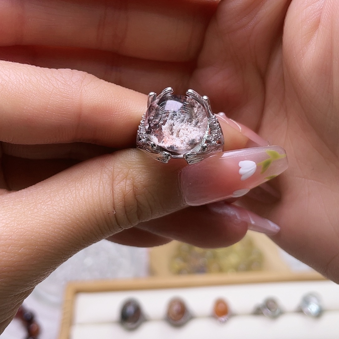 K****珠宝半成品银S925镶嵌水晶264