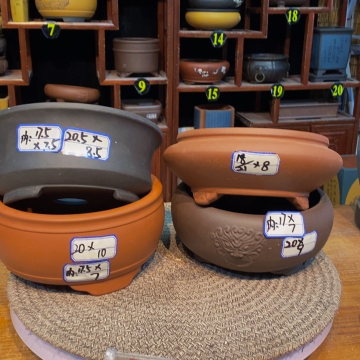 紫砂花盆紫砂花盆