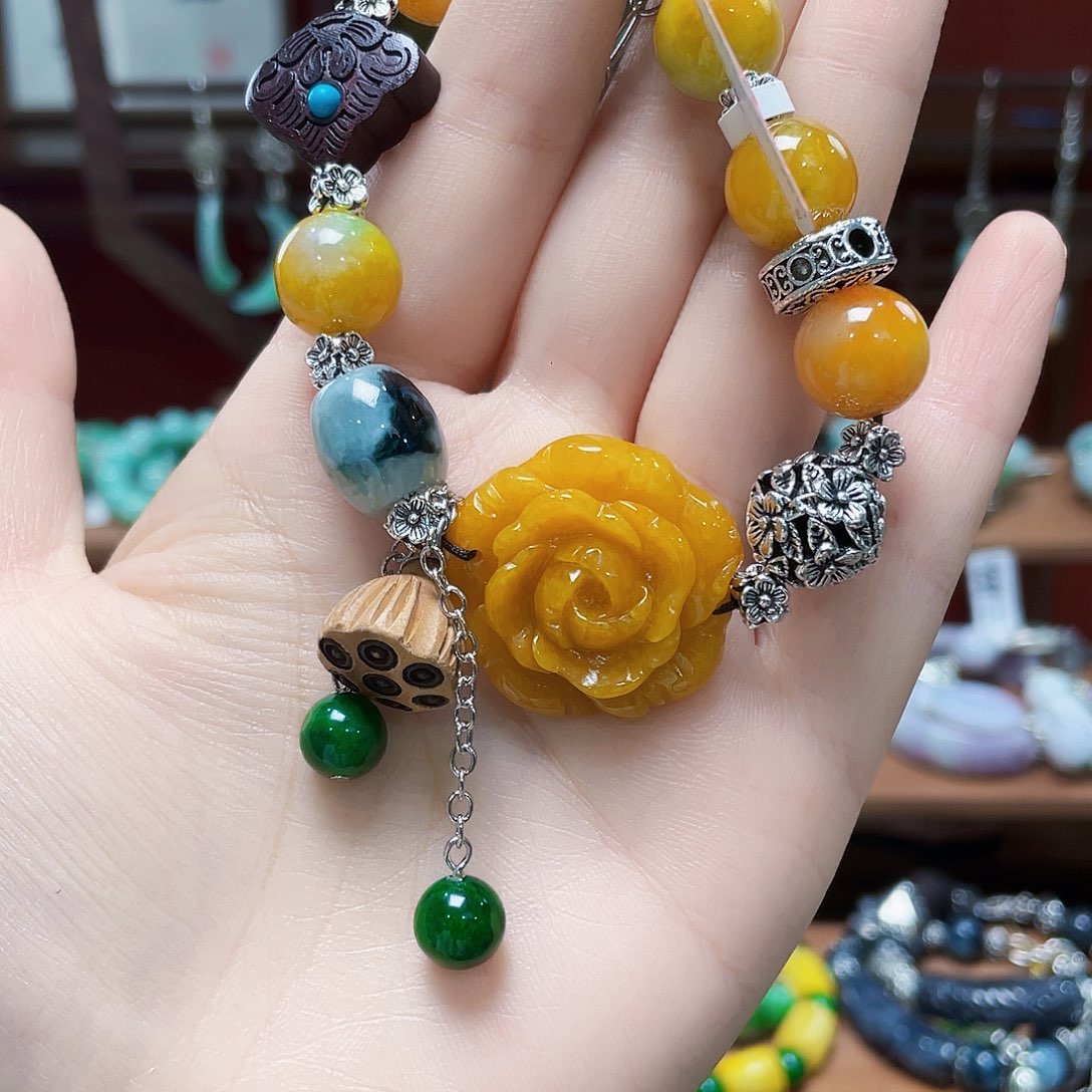 小***子未镶嵌手链翡翠饰品