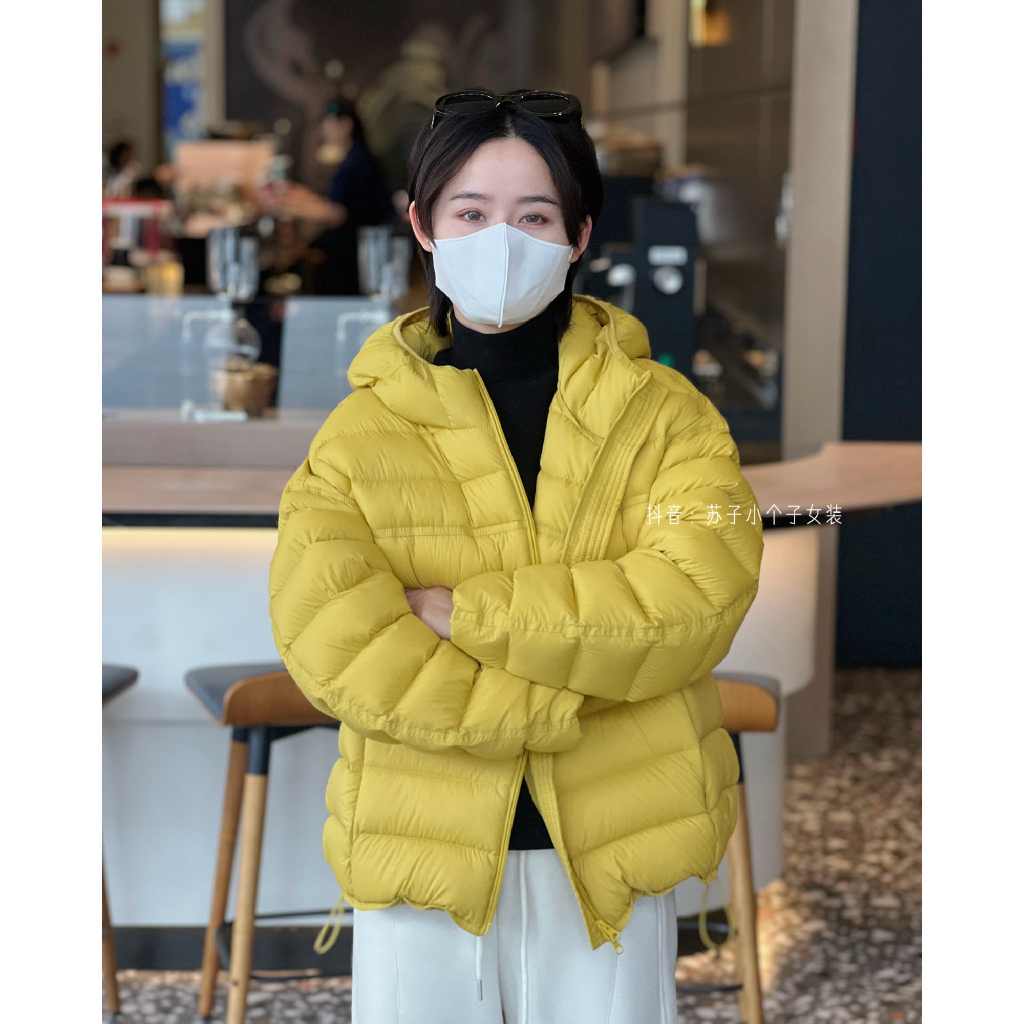 苏子自制【冰川排骨90绒羽绒服】小个子冬季保暖韩版连帽百搭外套
