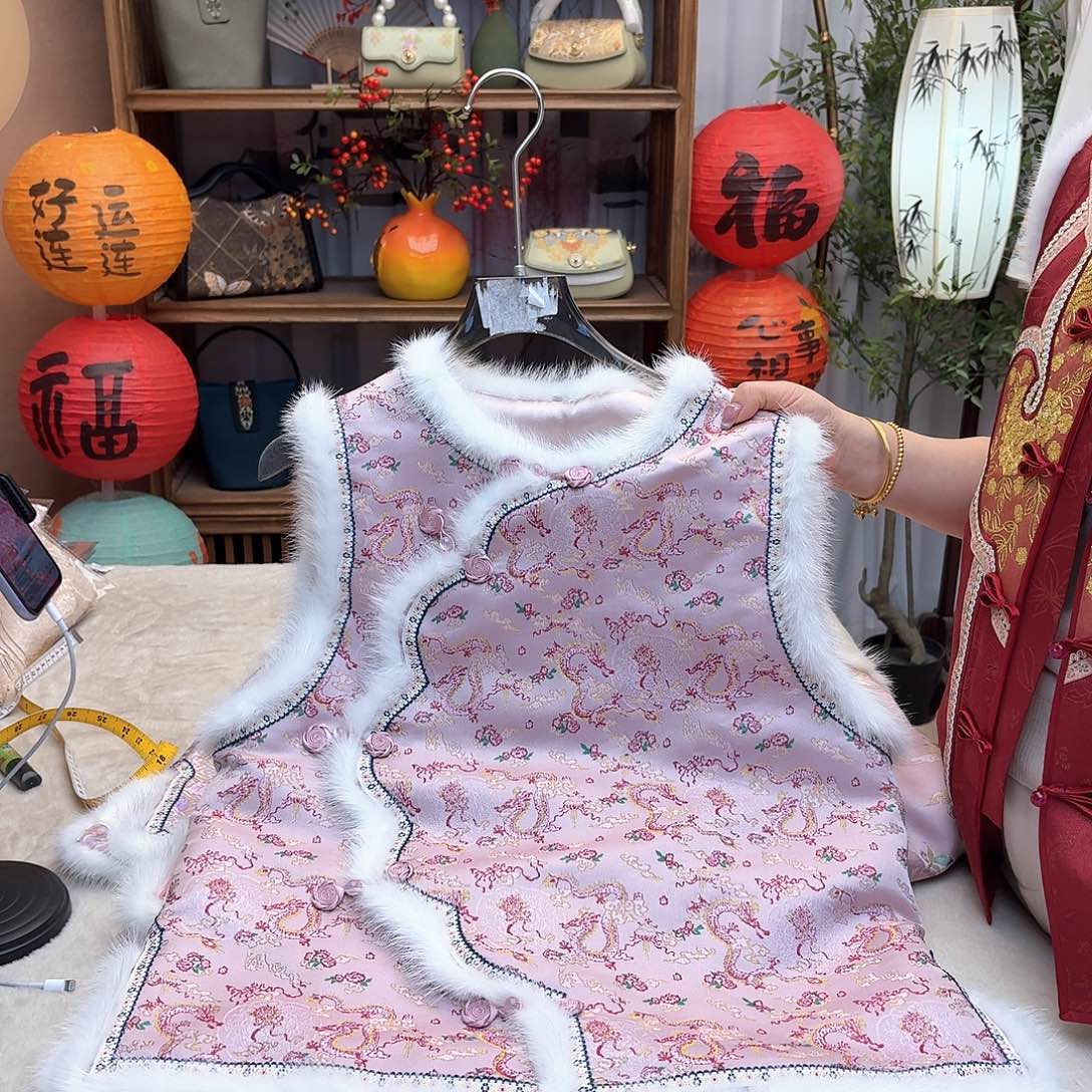 刺绣非名家棉马甲98