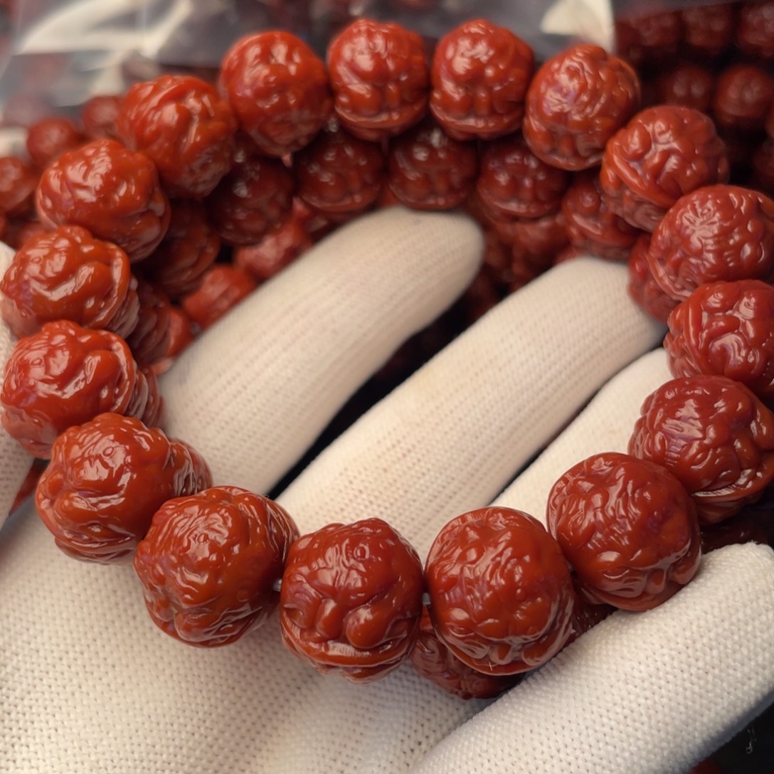 初***柒猴头核桃手串蟾王