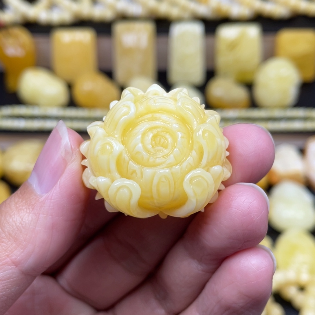 琥珀未镶嵌裸石琥珀蜜蜡